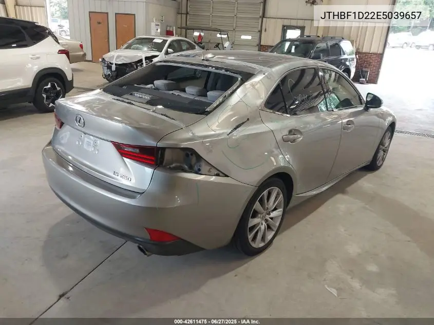 2014 Lexus Is 250 VIN: JTHBF1D22E5039657 Lot: 42611475