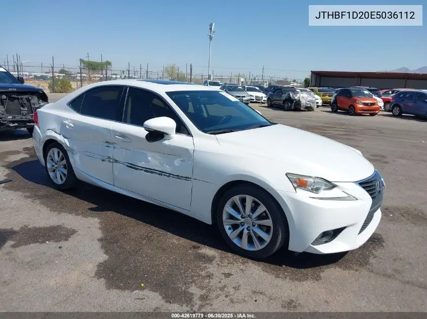 2014 Lexus Is 250 250 VIN: JTHBF1D20E5036112 Lot: 42619779