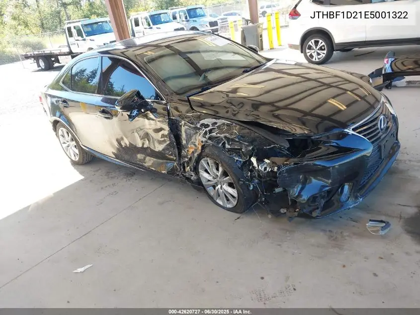 2014 Lexus Is VIN: JTHBF1D21E5001322 Lot: 42620727