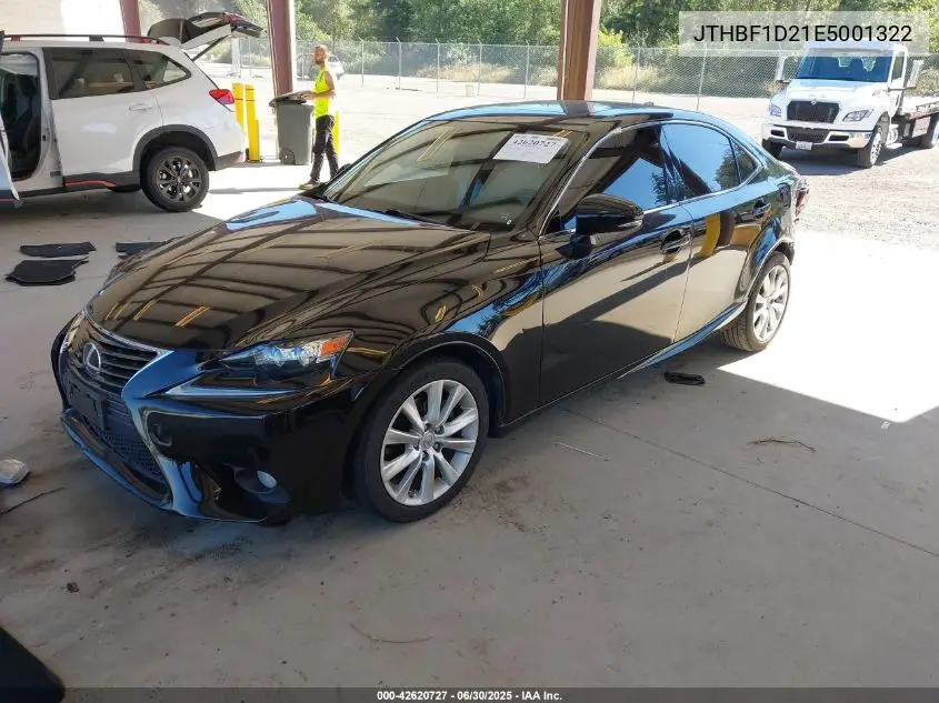 2014 Lexus Is VIN: JTHBF1D21E5001322 Lot: 42620727