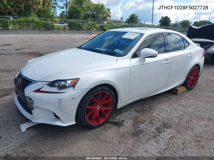 2015 Lexus Is 250 VIN: JTHCF1D28F5027728 Lot: 42240807