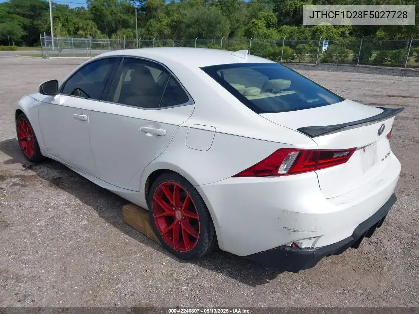 2015 Lexus Is 250 VIN: JTHCF1D28F5027728 Lot: 42240807