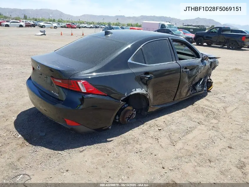 2015 Lexus Is 250 VIN: JTHBF1D28F5069151 Lot: 42256979