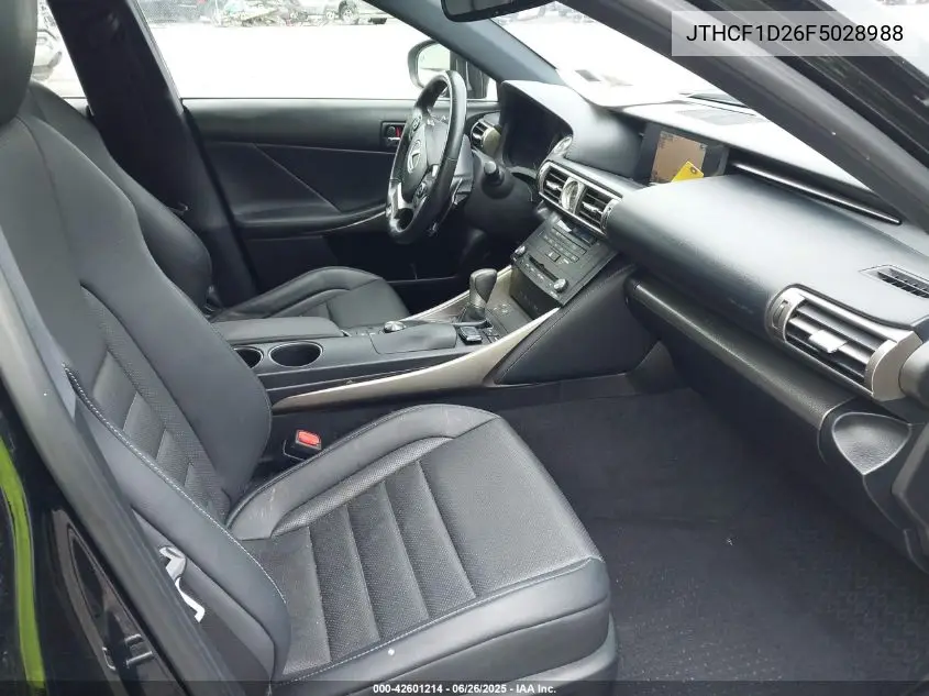 2015 Lexus Is 250 VIN: JTHCF1D26F5028988 Lot: 42601214