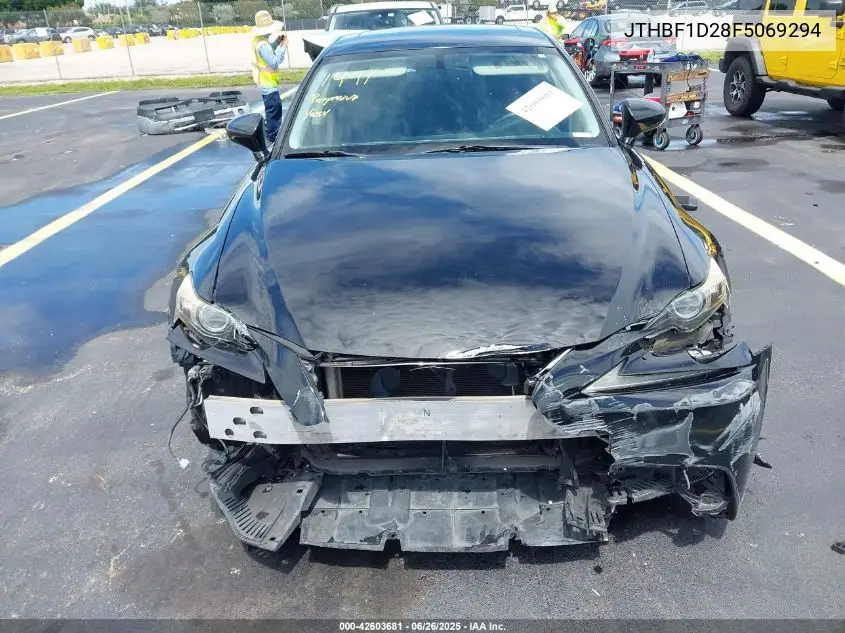 2015 Lexus Is 250 VIN: JTHBF1D28F5069294 Lot: 42603681
