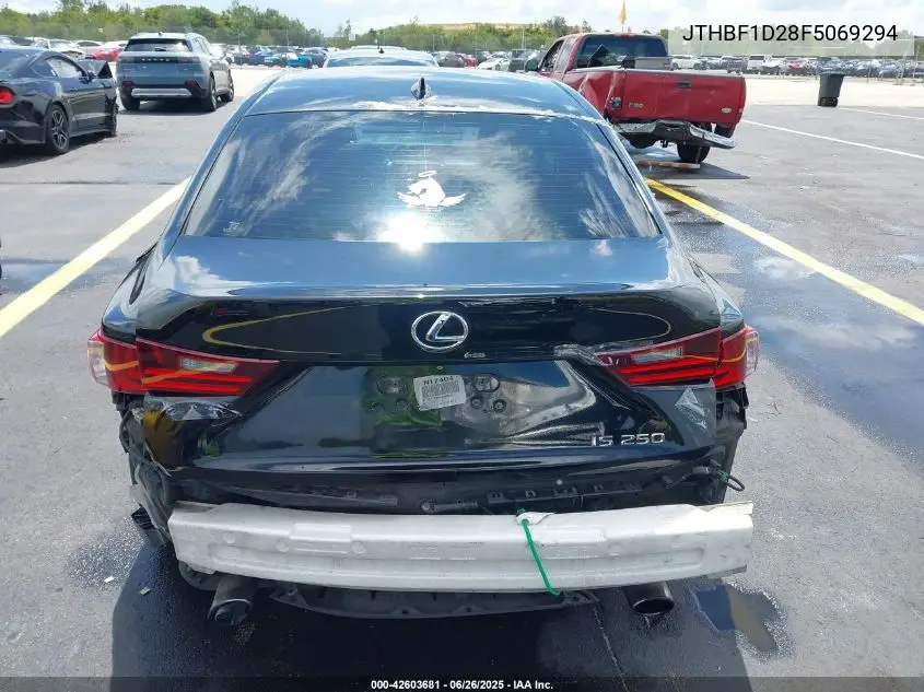 2015 Lexus Is 250 VIN: JTHBF1D28F5069294 Lot: 42603681