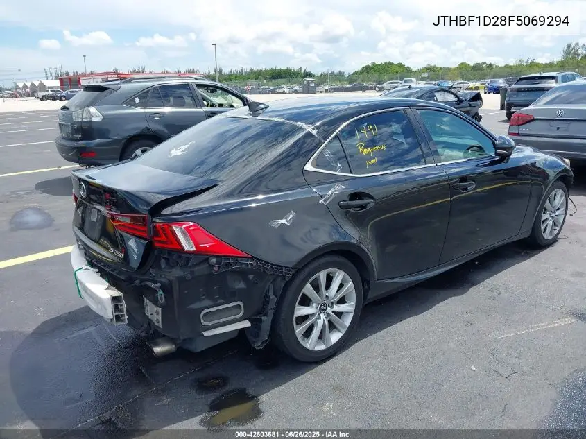 2015 Lexus Is 250 VIN: JTHBF1D28F5069294 Lot: 42603681
