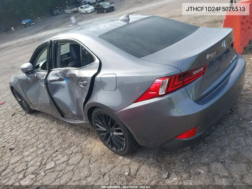 2015 Lexus Is 250 250 VIN: JTHCF1D24F5026513 Lot: 42603820