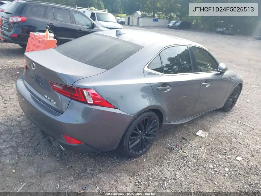 2015 Lexus Is 250 250 VIN: JTHCF1D24F5026513 Lot: 42603820