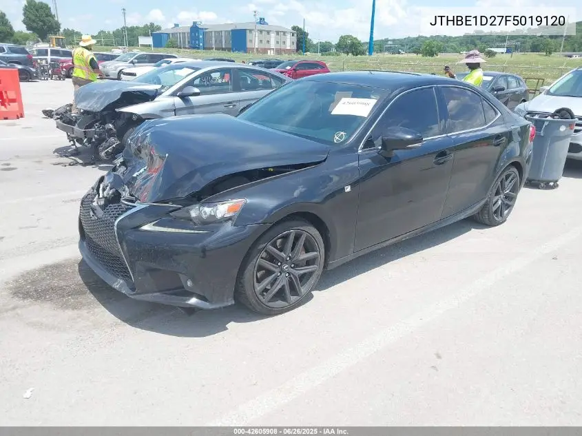 2015 Lexus Is 350 VIN: JTHBE1D27F5019120 Lot: 42605908