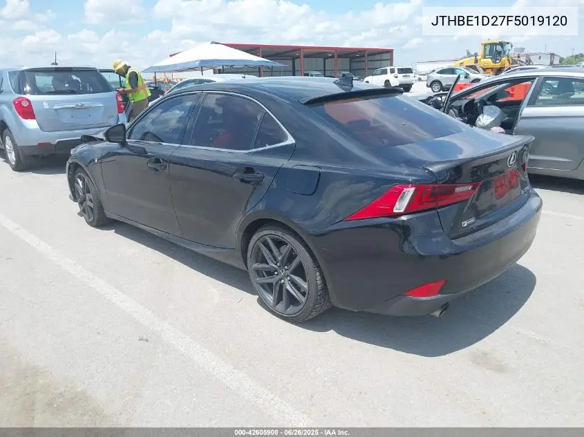 2015 Lexus Is 350 VIN: JTHBE1D27F5019120 Lot: 42605908