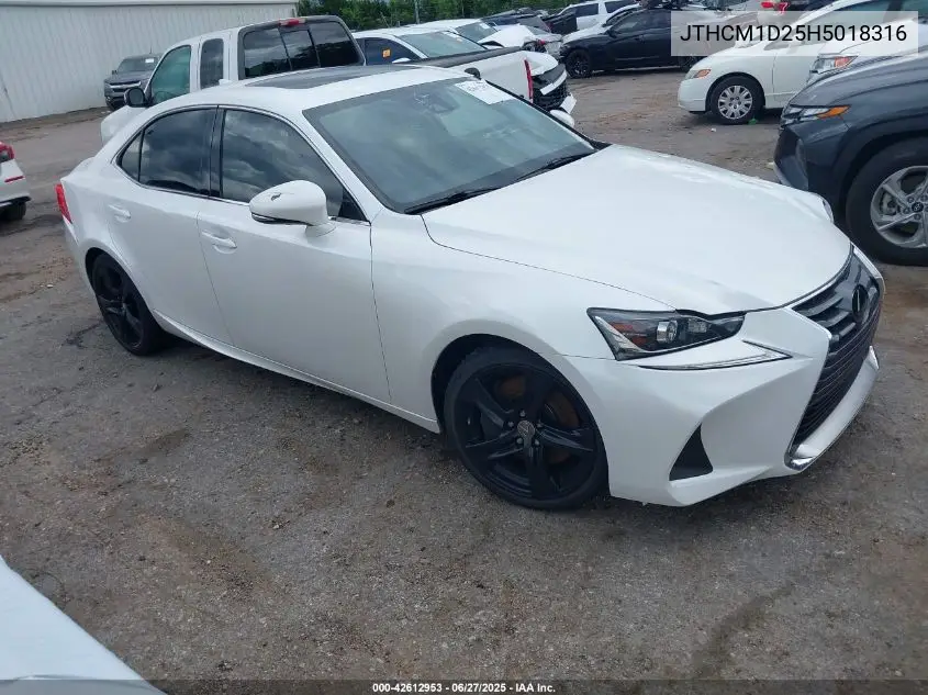 2017 Lexus Is 300 VIN: JTHCM1D25H5018316 Lot: 42612953