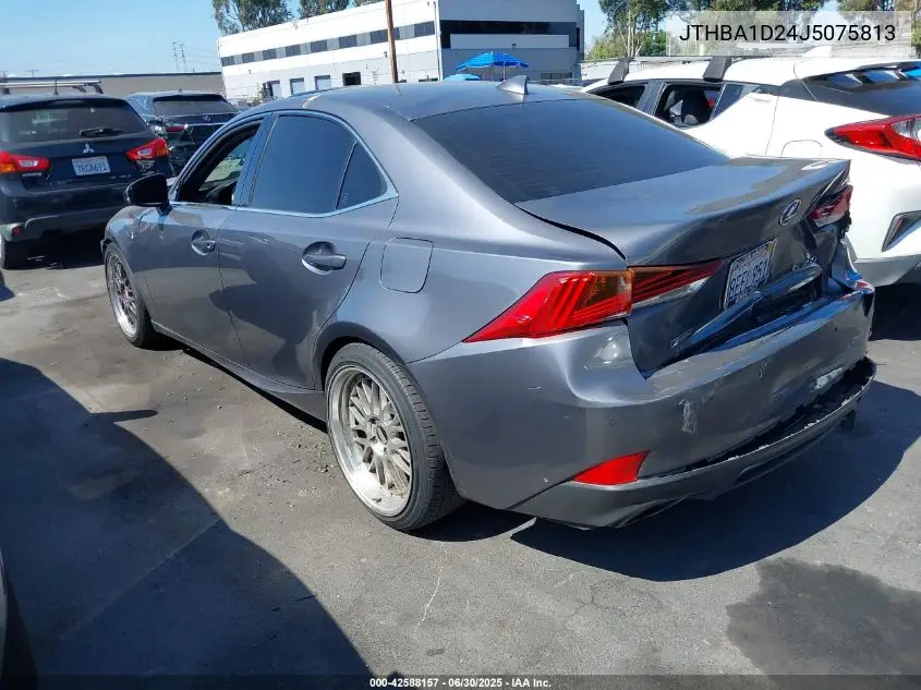 2018 Lexus Is 300 VIN: JTHBA1D24J5075813 Lot: 42588157