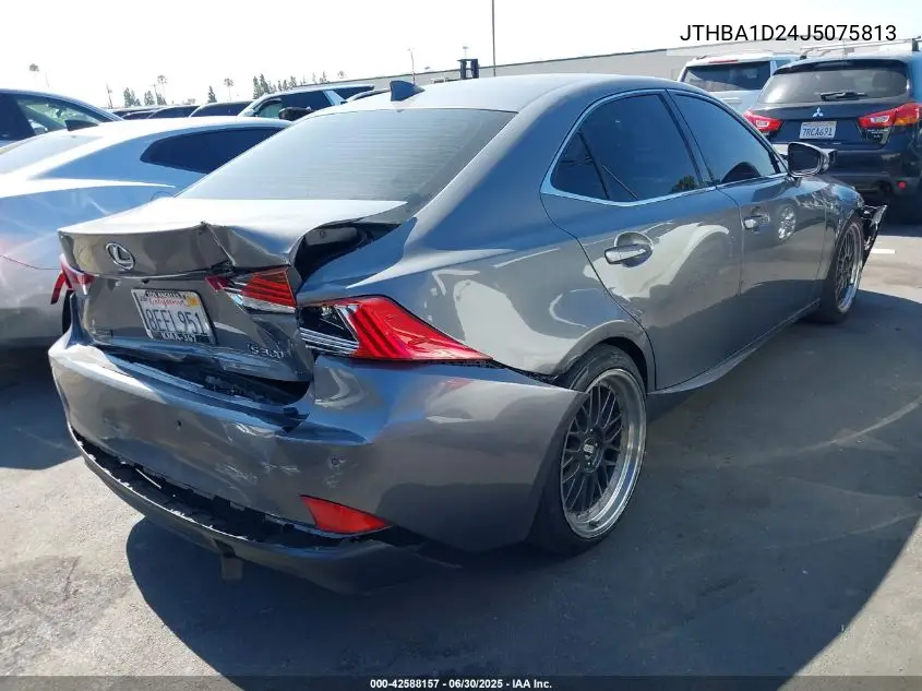 2018 Lexus Is 300 VIN: JTHBA1D24J5075813 Lot: 42588157