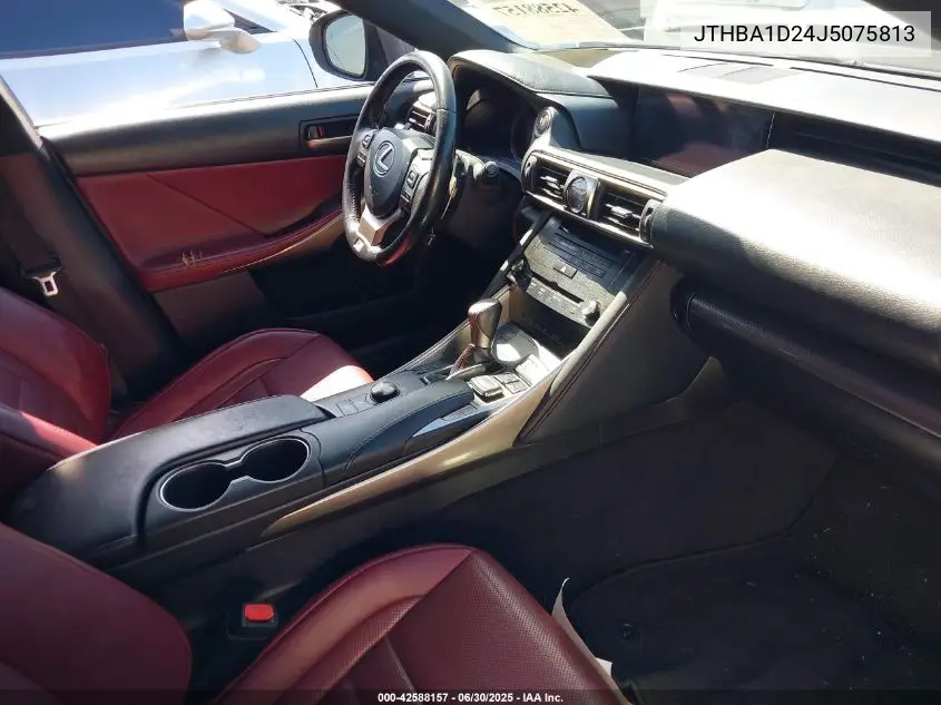 2018 Lexus Is 300 VIN: JTHBA1D24J5075813 Lot: 42588157