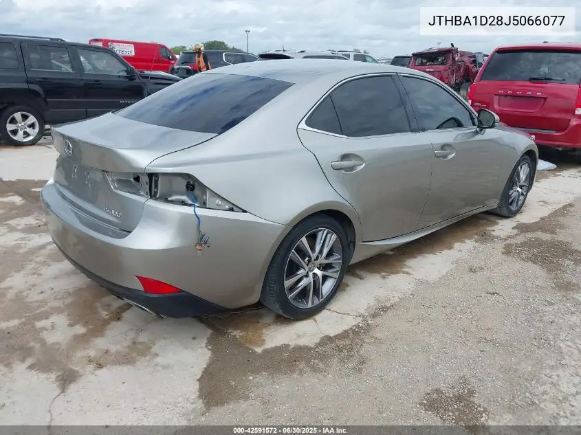 2018 Lexus Is 300 300 VIN: JTHBA1D28J5066077 Lot: 42591572