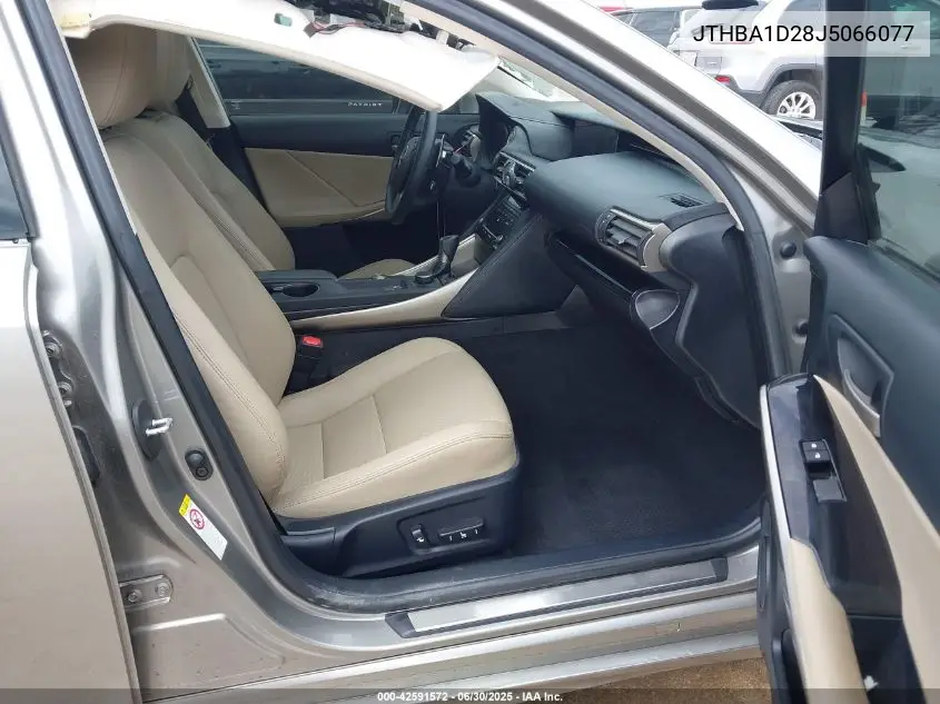 2018 Lexus Is 300 300 VIN: JTHBA1D28J5066077 Lot: 42591572