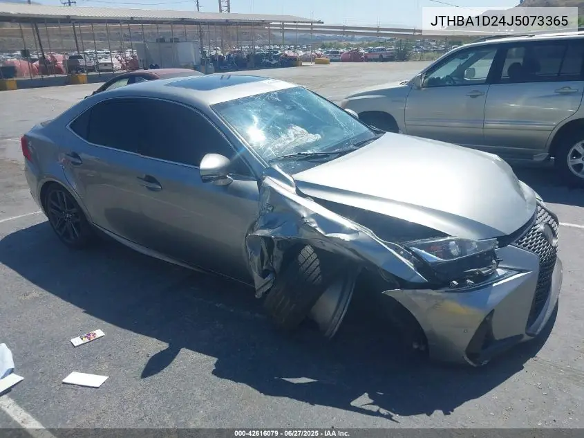 2018 Lexus Is 300 VIN: JTHBA1D24J5073365 Lot: 42616079