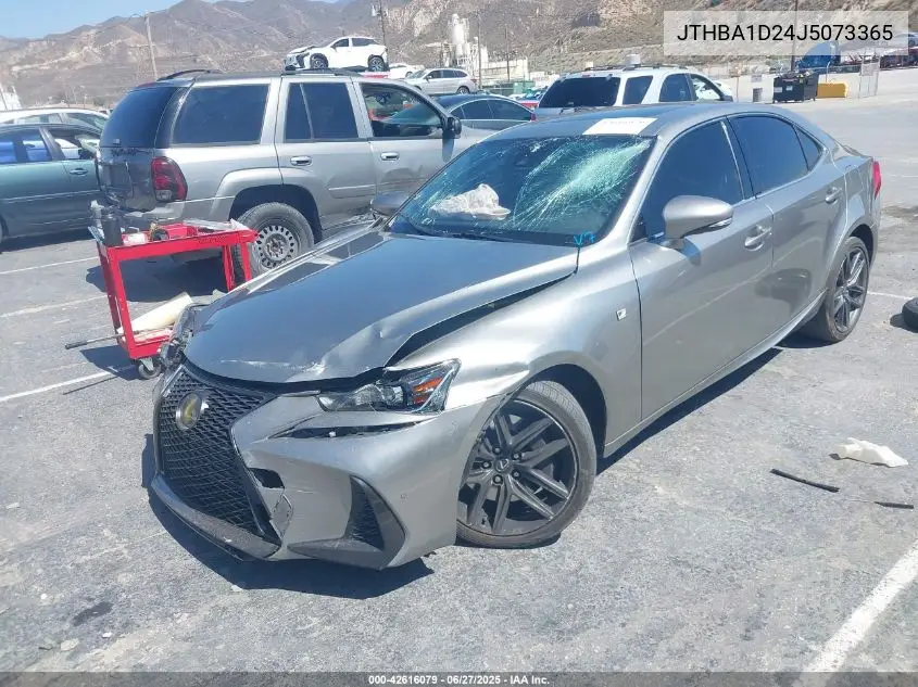 2018 Lexus Is 300 VIN: JTHBA1D24J5073365 Lot: 42616079