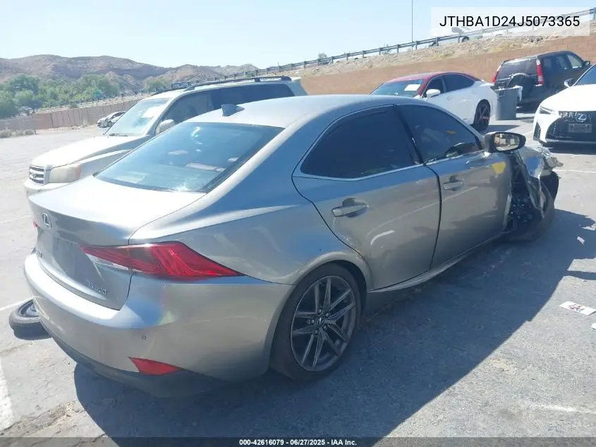 2018 Lexus Is 300 VIN: JTHBA1D24J5073365 Lot: 42616079