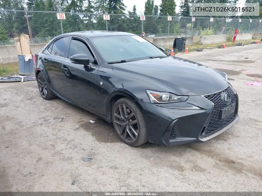 2019 Lexus Is 350 VIN: JTHCZ1D26K5016521 Lot: 42587968
