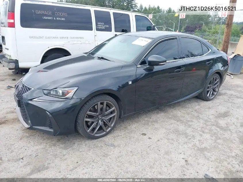 2019 Lexus Is 350 VIN: JTHCZ1D26K5016521 Lot: 42587968