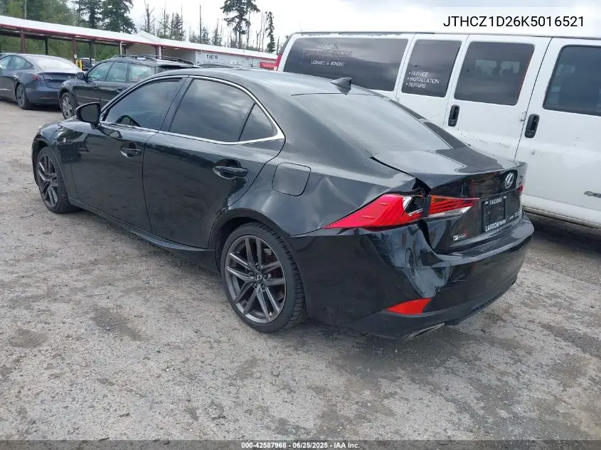 2019 Lexus Is 350 VIN: JTHCZ1D26K5016521 Lot: 42587968