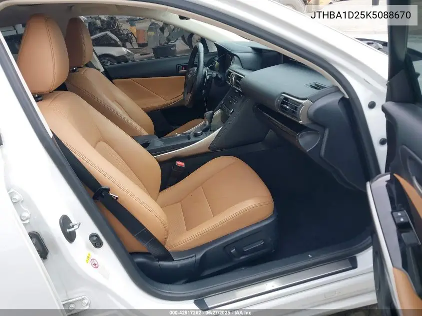2019 Lexus Is 300 VIN: JTHBA1D25K5088670 Lot: 42617262