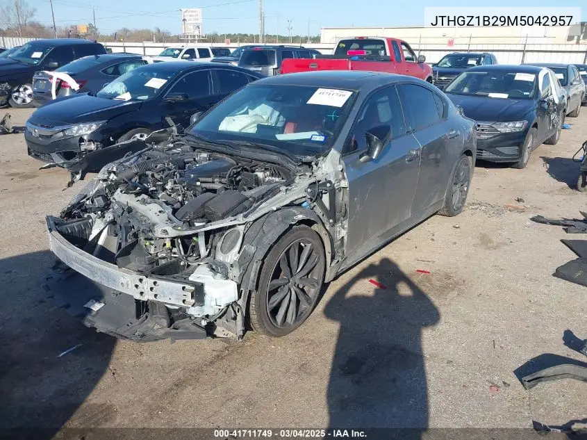 2021 Lexus Is 350 F Sport VIN: JTHGZ1B29M5042957 Lot: 41711749