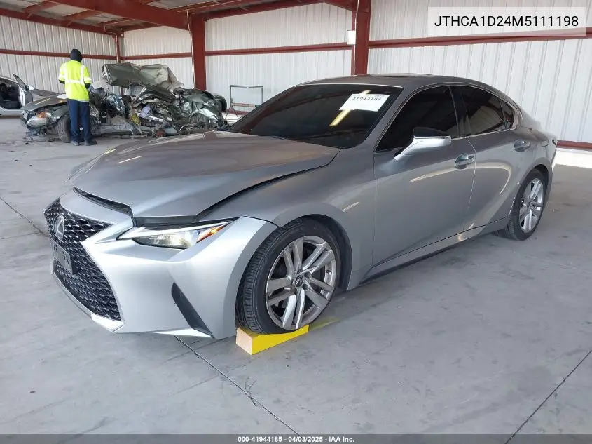 2021 Lexus Is 300 VIN: JTHCA1D24M5111198 Lot: 41944185