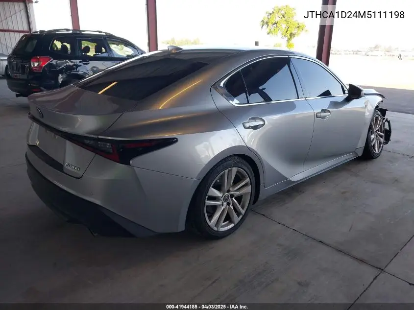 2021 Lexus Is 300 VIN: JTHCA1D24M5111198 Lot: 41944185