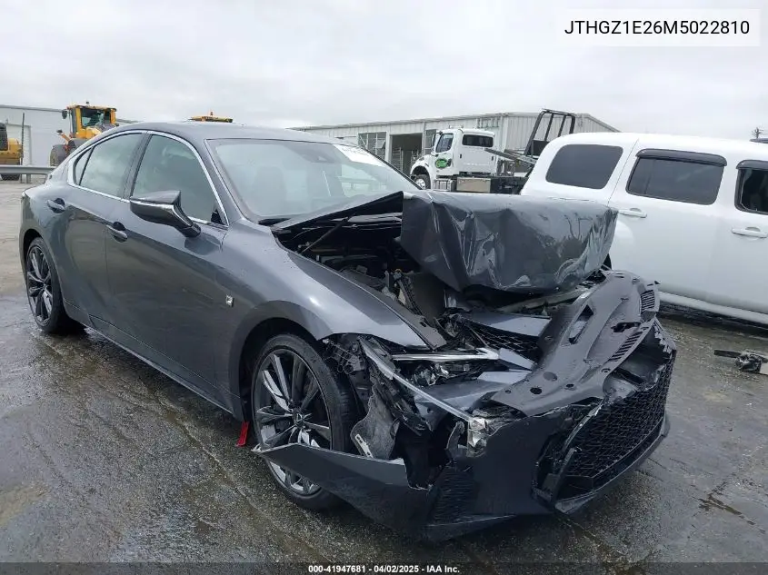 2021 Lexus Is 350 F Sport VIN: JTHGZ1E26M5022810 Lot: 41947681