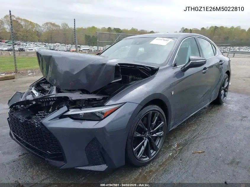 2021 Lexus Is 350 F Sport VIN: JTHGZ1E26M5022810 Lot: 41947681
