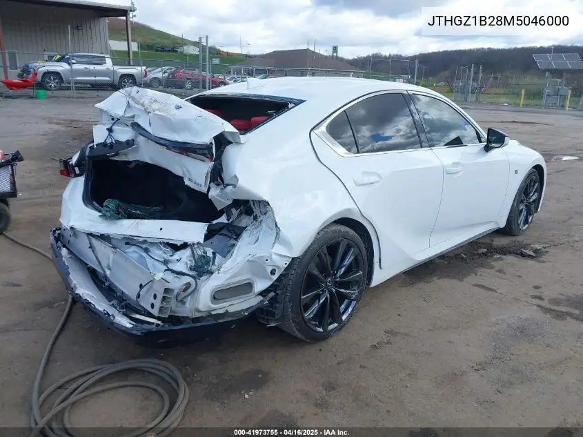 2021 Lexus Is 350 F Sport VIN: JTHGZ1B28M5046000 Lot: 41973755
