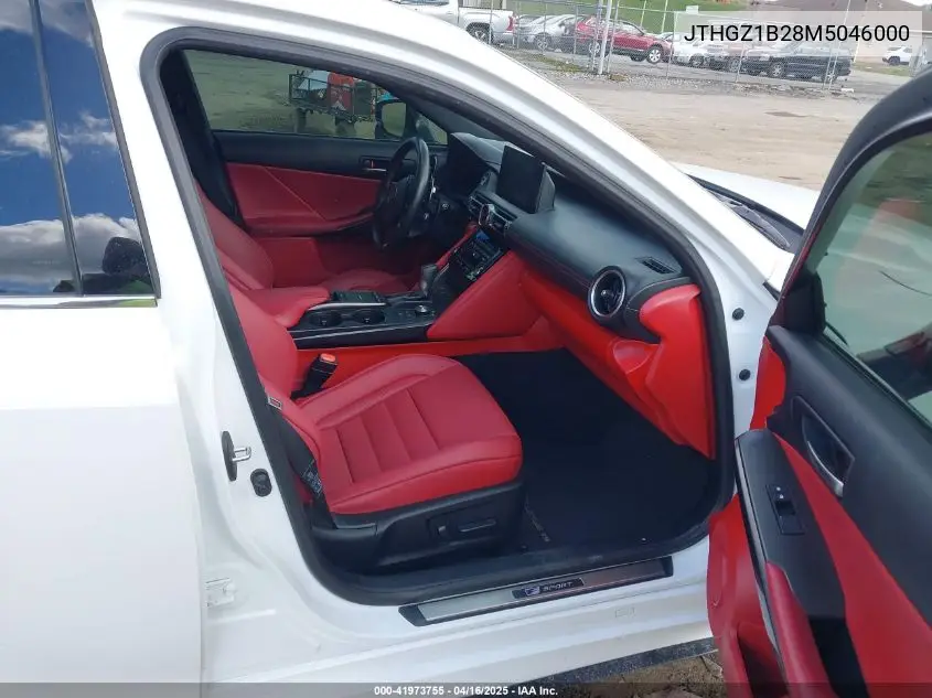 2021 Lexus Is 350 F Sport VIN: JTHGZ1B28M5046000 Lot: 41973755