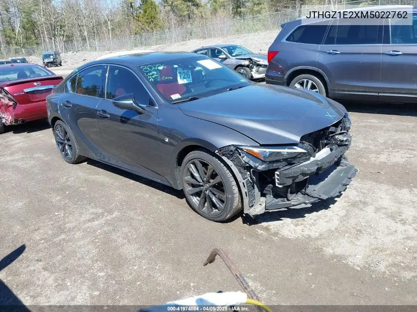 2021 Lexus Is 350 F Sport VIN: JTHGZ1E2XM5022762 Lot: 41974884