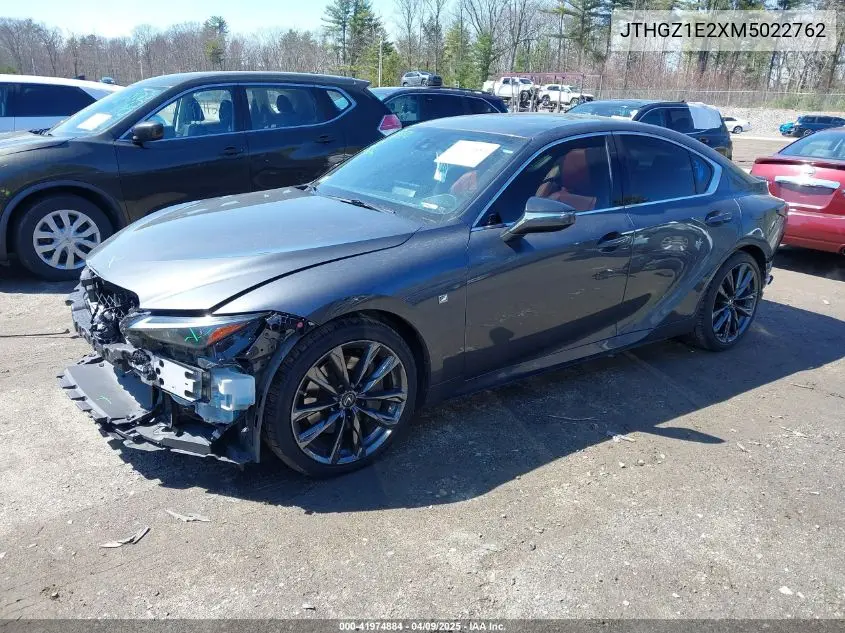 2021 Lexus Is 350 F Sport VIN: JTHGZ1E2XM5022762 Lot: 41974884