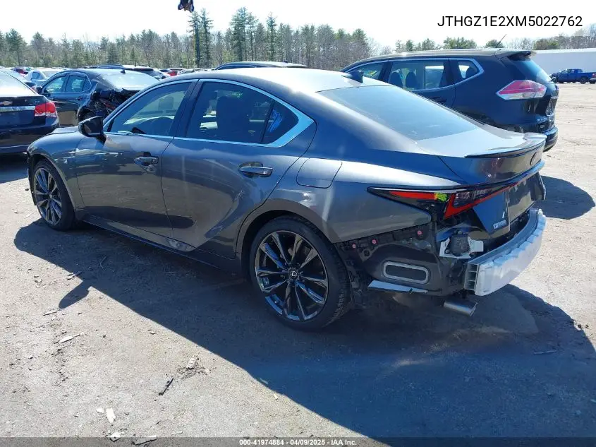 2021 Lexus Is 350 F Sport VIN: JTHGZ1E2XM5022762 Lot: 41974884