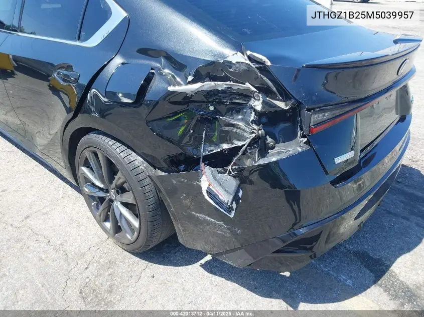 2021 Lexus Is 350 F Sport VIN: JTHGZ1B25M5039957 Lot: 42013712