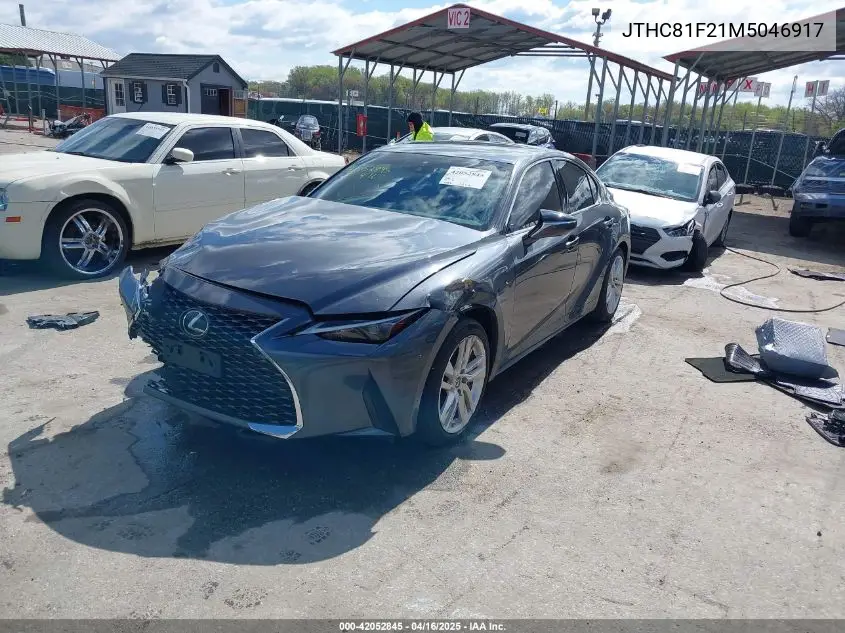 2021 Lexus Is 300 VIN: JTHC81F21M5046917 Lot: 42052845