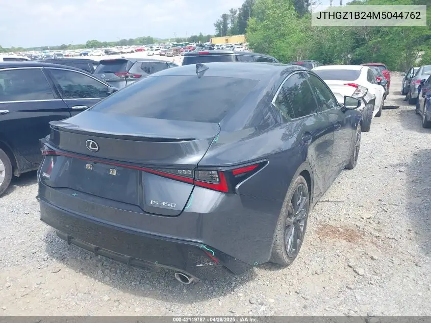 2021 Lexus Is 350 F Sport VIN: JTHGZ1B24M5044762 Lot: 42119787