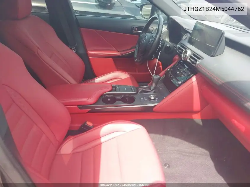 2021 Lexus Is 350 F Sport VIN: JTHGZ1B24M5044762 Lot: 42119787