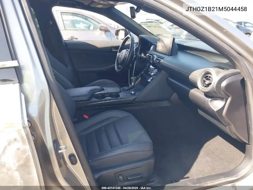 2021 Lexus Is 350 F Sport VIN: JTHGZ1B21M5044458 Lot: 42141348