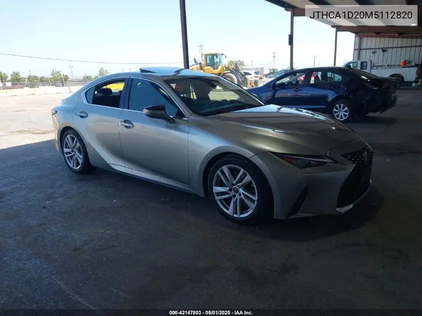 2021 Lexus Is 300 VIN: JTHCA1D20M5112820 Lot: 42147803