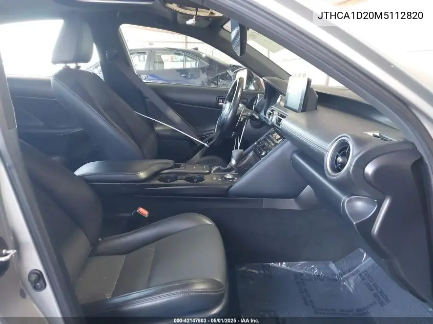 2021 Lexus Is 300 VIN: JTHCA1D20M5112820 Lot: 42147803