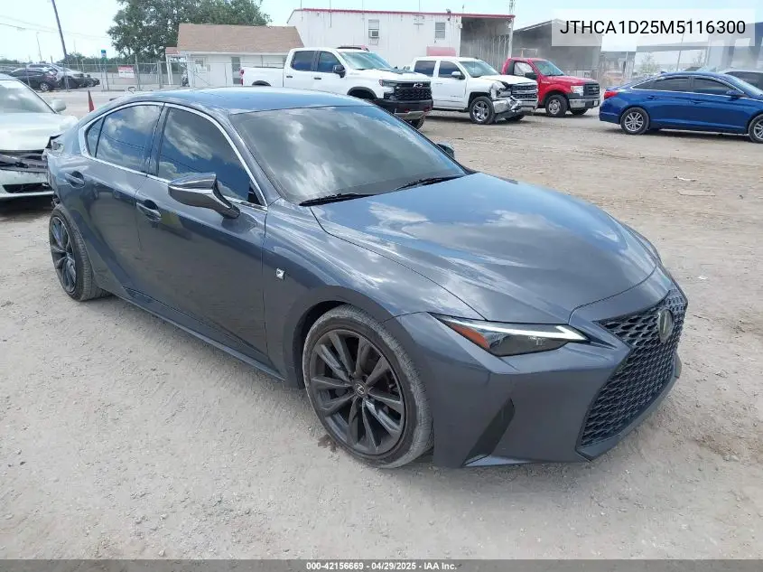 2021 Lexus Is 300 VIN: JTHCA1D25M5116300 Lot: 42156669