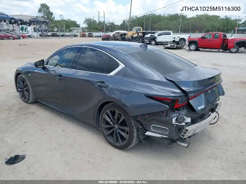 2021 Lexus Is 300 VIN: JTHCA1D25M5116300 Lot: 42156669