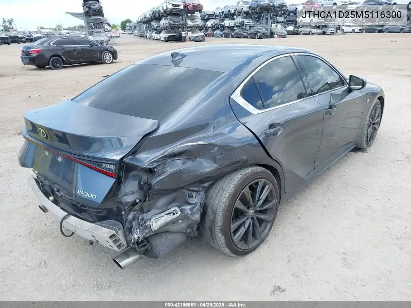 2021 Lexus Is 300 VIN: JTHCA1D25M5116300 Lot: 42156669