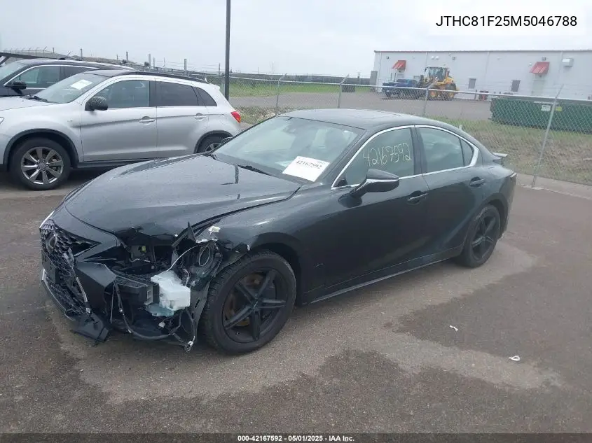 2021 Lexus Is 300 VIN: JTHC81F25M5046788 Lot: 42167592