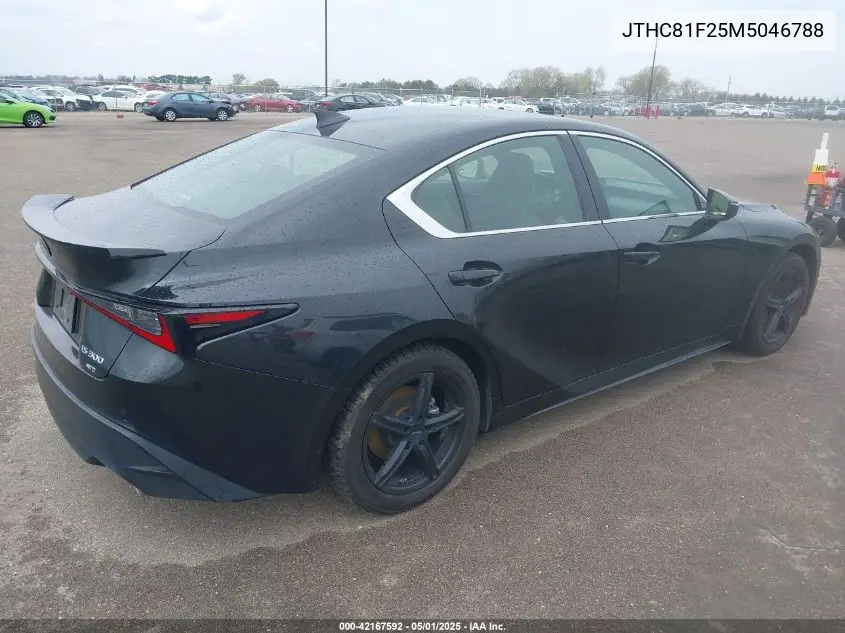 2021 Lexus Is 300 VIN: JTHC81F25M5046788 Lot: 42167592